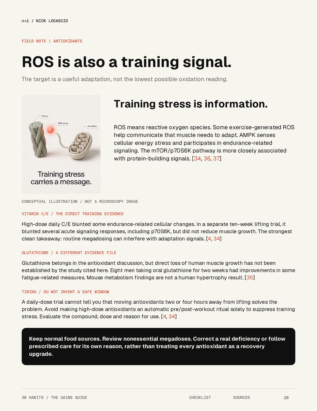 Page 20 of 30 Innocent Habits That Are Ruining Your Gains: Why the signal matters